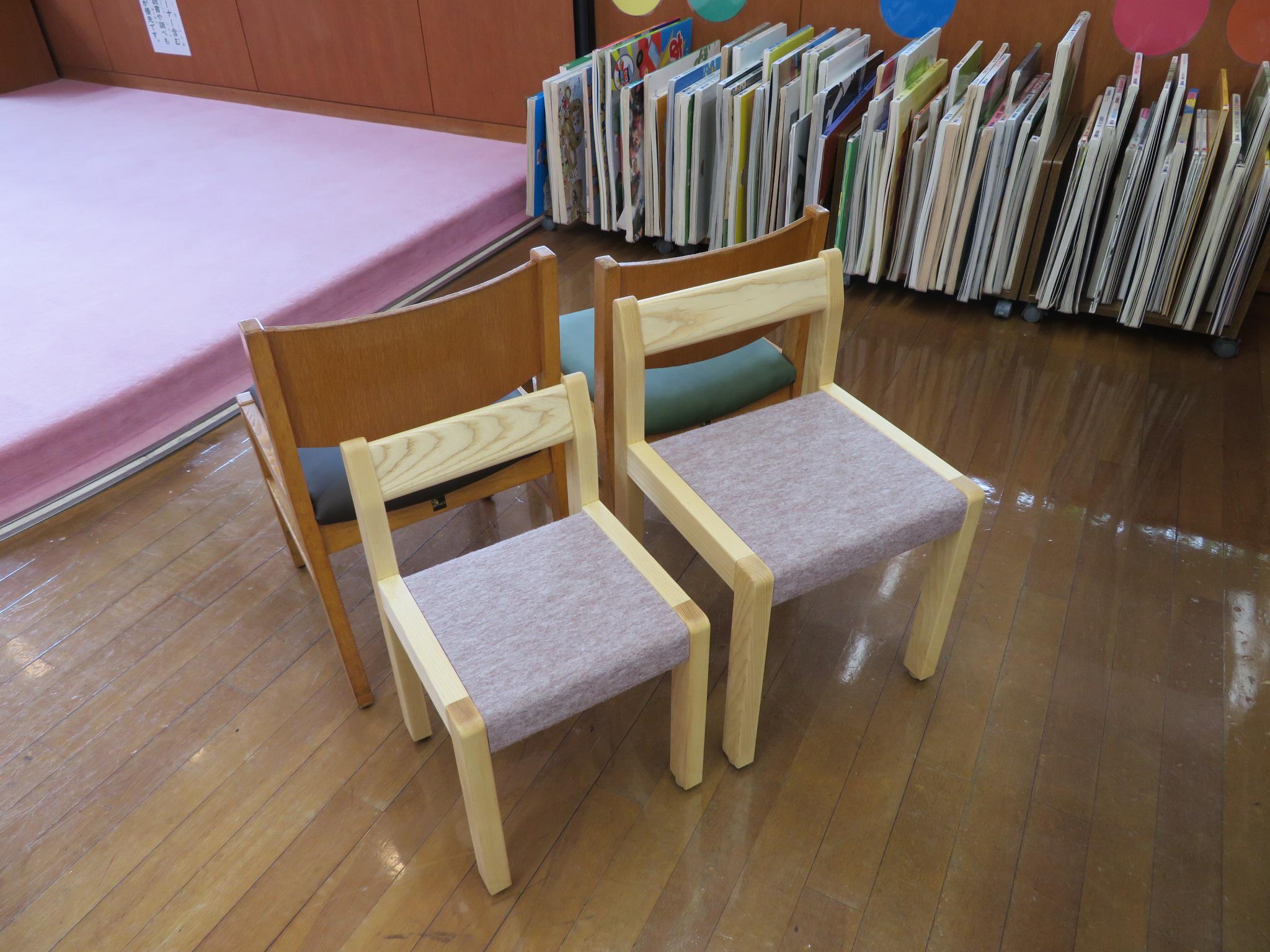 新しい子ども用の椅子の写真